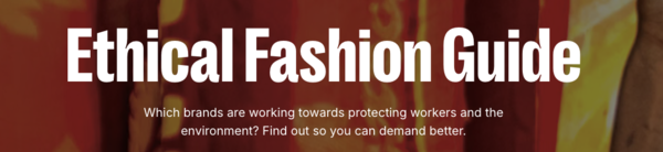 Baptist World Aid Ethical Fashion Guide
