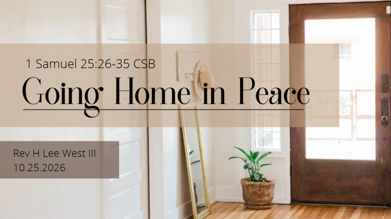 Going Home in Peace