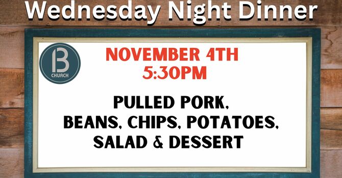 Wednesday Evening Family Meal