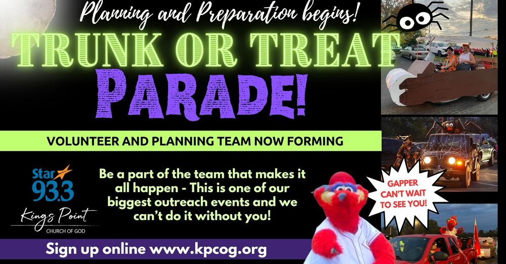 Trunk or Treat Planning Team Now Forming
