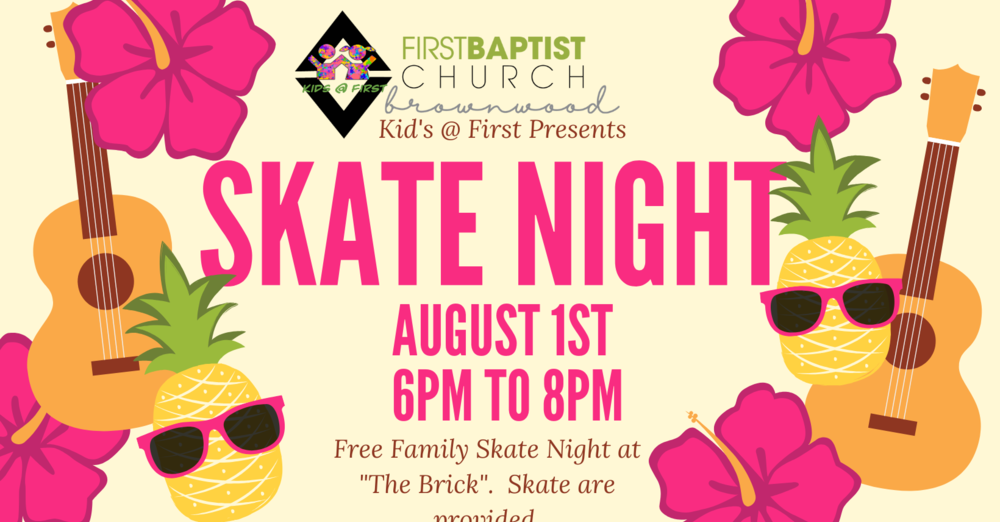 First Friday @ First- Skate Night
