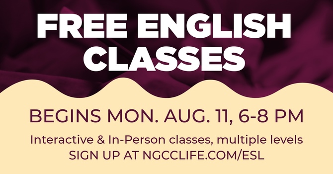 FREE ENGLISH CLASSES