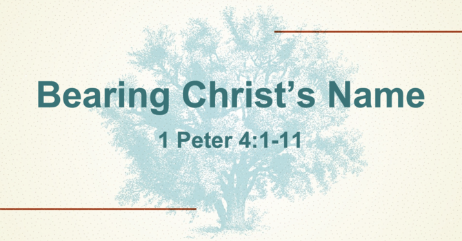 Bearing Christ's Name