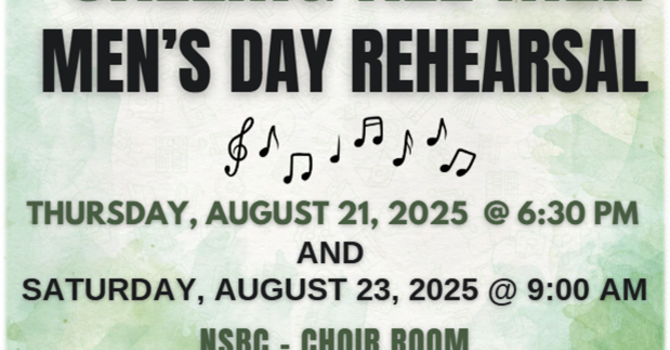 MEN'S DAY REHEARSAL