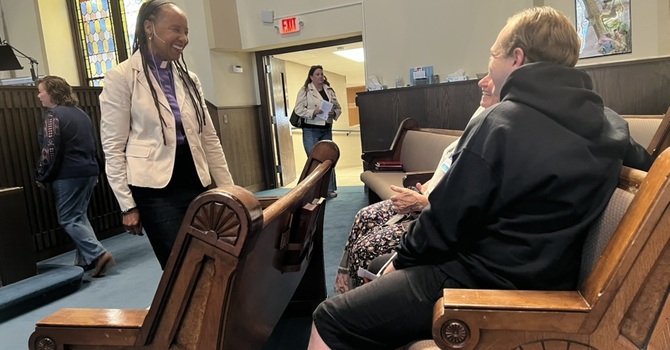 Bishop Bigham-Tsai Visits Broadway image