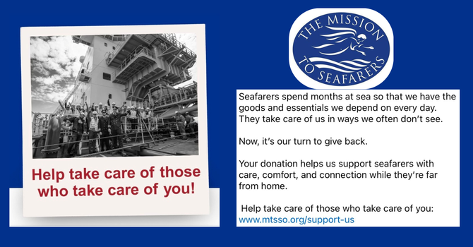 The Mission to Seafarers needs our Help image