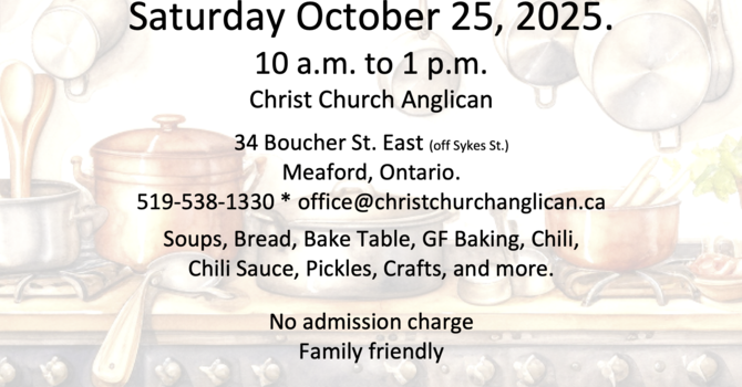 Christ Church Country Kitchen & Craft Sale & Lunch