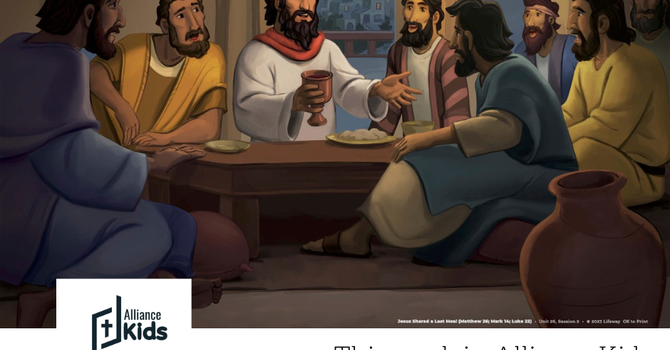 Jesus Shared a Last Meal