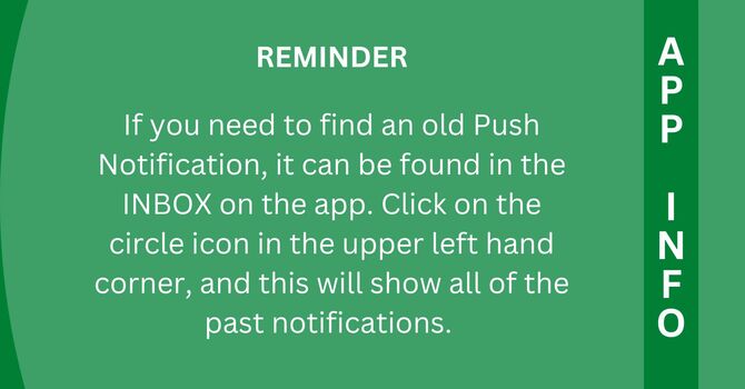 11/9/25 Announcements image