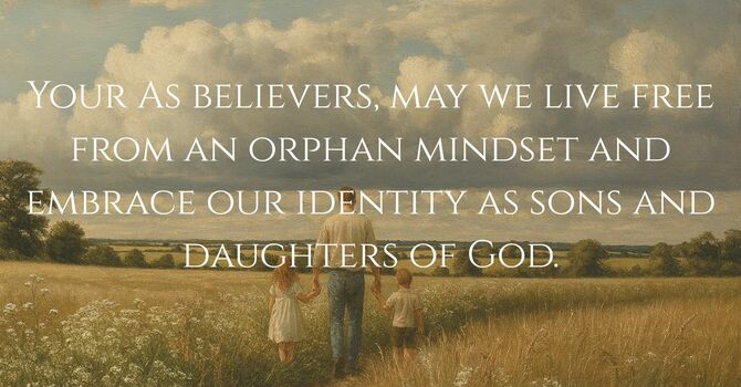 The Orphan Mindset is the Root of Unbelief, Hebrews 3:7-19