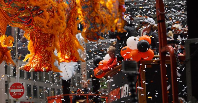 Macy's Thanksgiving Day Parade Balloons and Belief image