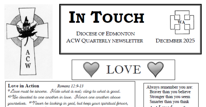 In Touch Newsletter - December