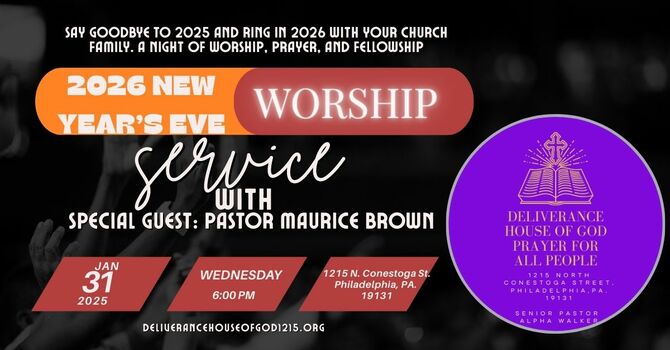 2026 NEW YEAR'S EVE WORSHIP SERVICE image