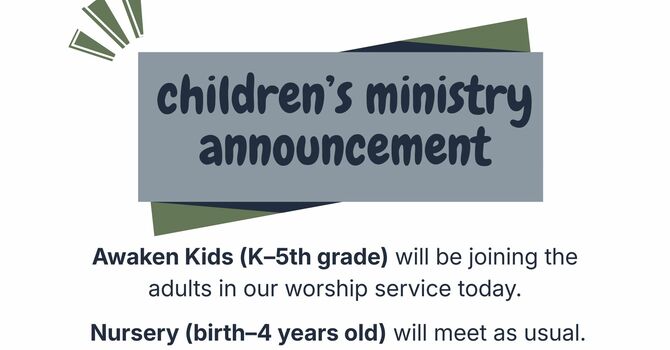 Awaken Kids in Service Today image