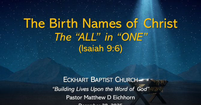 The Birth Names of Christ