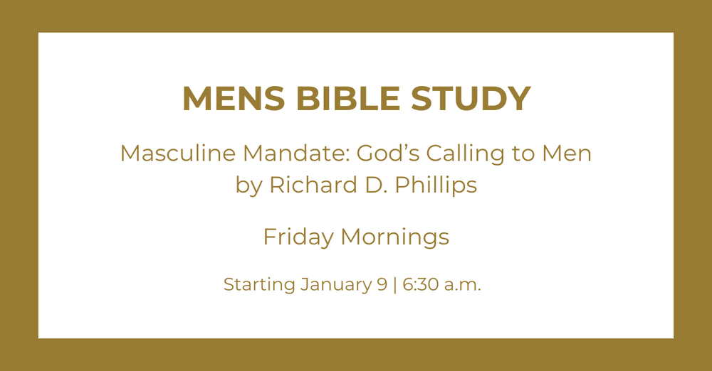 Men's Bible Study 