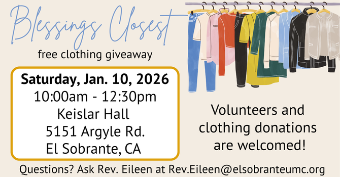 Blessing Closet Give-Away 