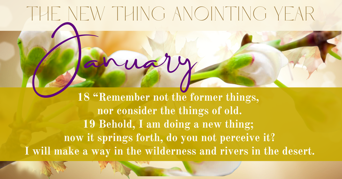 January Meditation Scripture