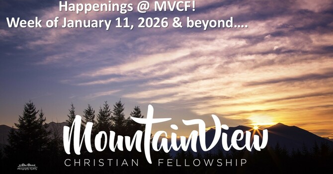 Announcements January 11, 2026 image