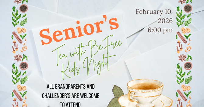 Senior's Tea with BeFree Kids Night