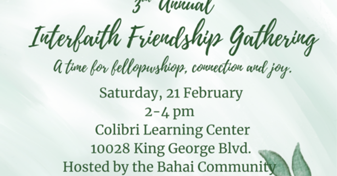 World Interfaith Harmony Week – February 2026