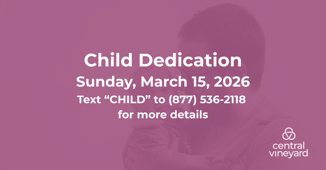 Child Dedication Sunday