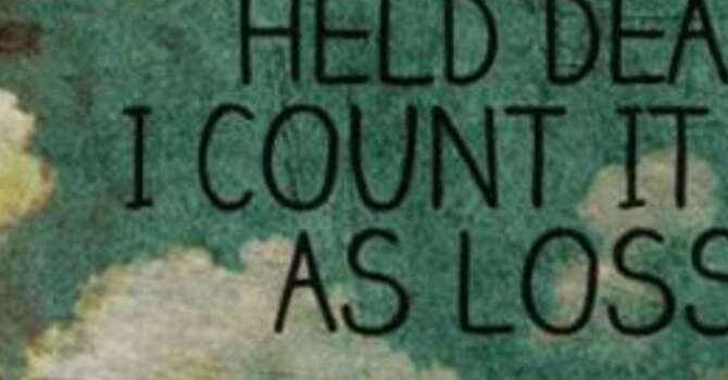 Count It All As Loss