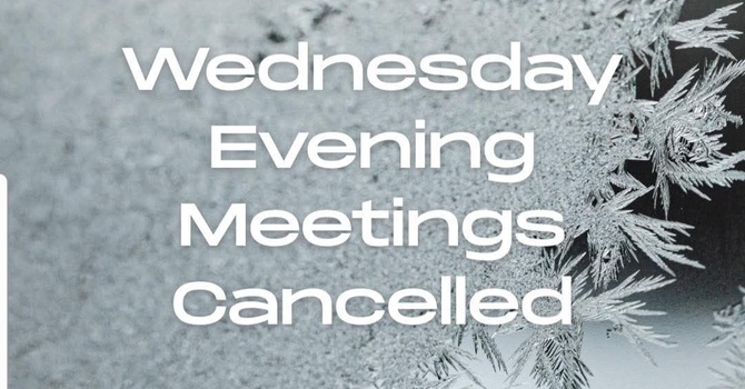 Prayer Meeting Cancelled