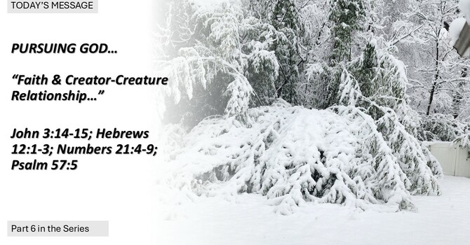 “Faith & Creator-Creature Relationship” 