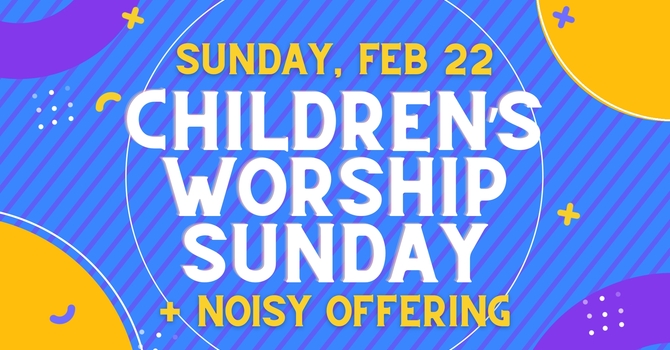 Children's Worship Sunday