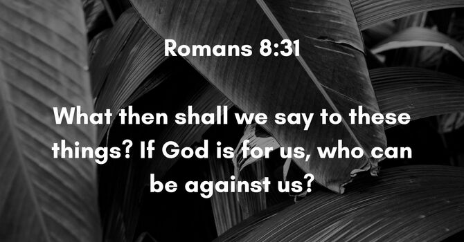 Romans 8:31 image