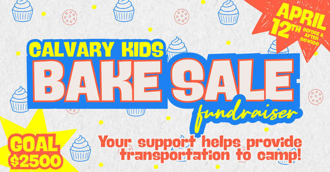 Kids Bake Sale Fundraiser