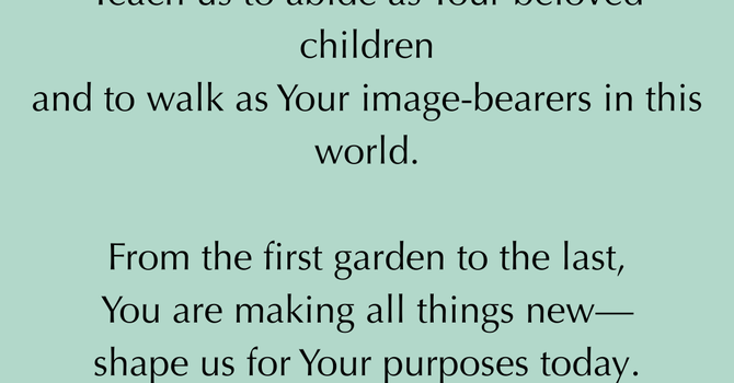 Wednesday Prayer Rhythm - Join Us! image