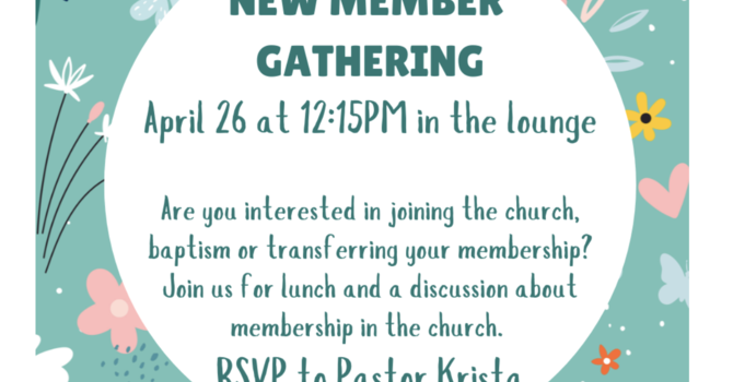New Member Gathering