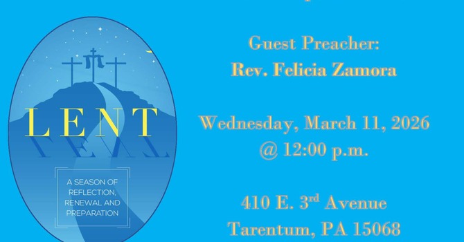 Lenten Worship Service and Fellowship Lunch