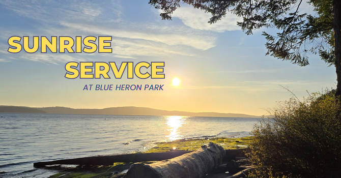Sunrise Service at Blue Heron Park