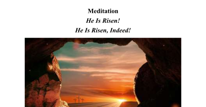 EASTER PEOPLE, RAISE YOUR VOICES! Easter Sunday Communion Service on April 5 at 11:00 a.m. image