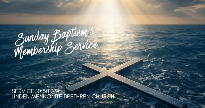 Sunday Baptism & Membership Service