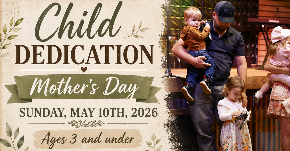 Child Dedication at Church in the Country