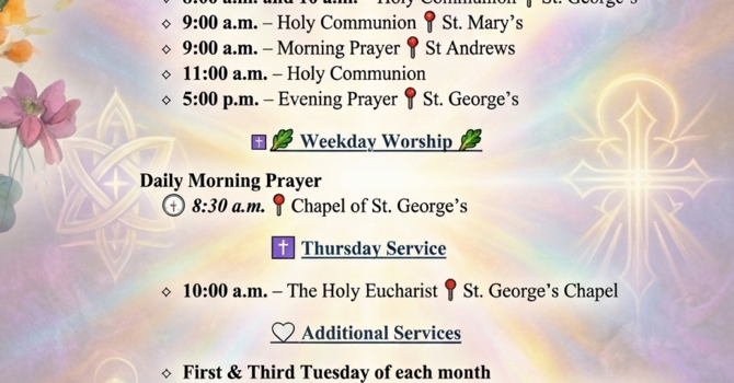 Worship Schedule