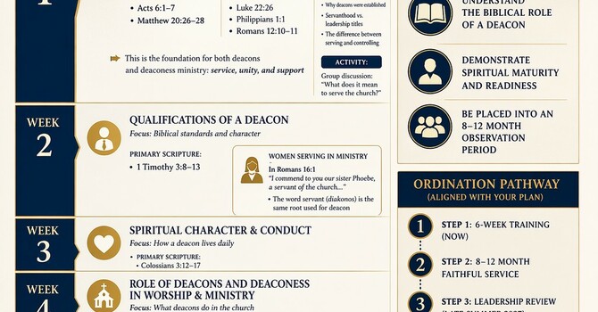 Uttingertown Deacon Training sessions