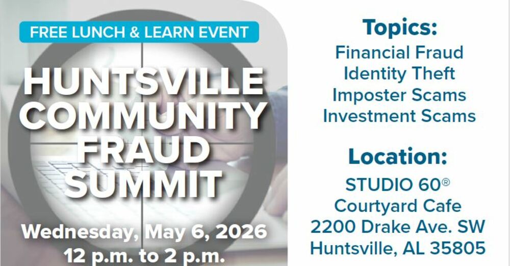 HUNTSVILLE COMMUNITY FRAUD SUMMIT