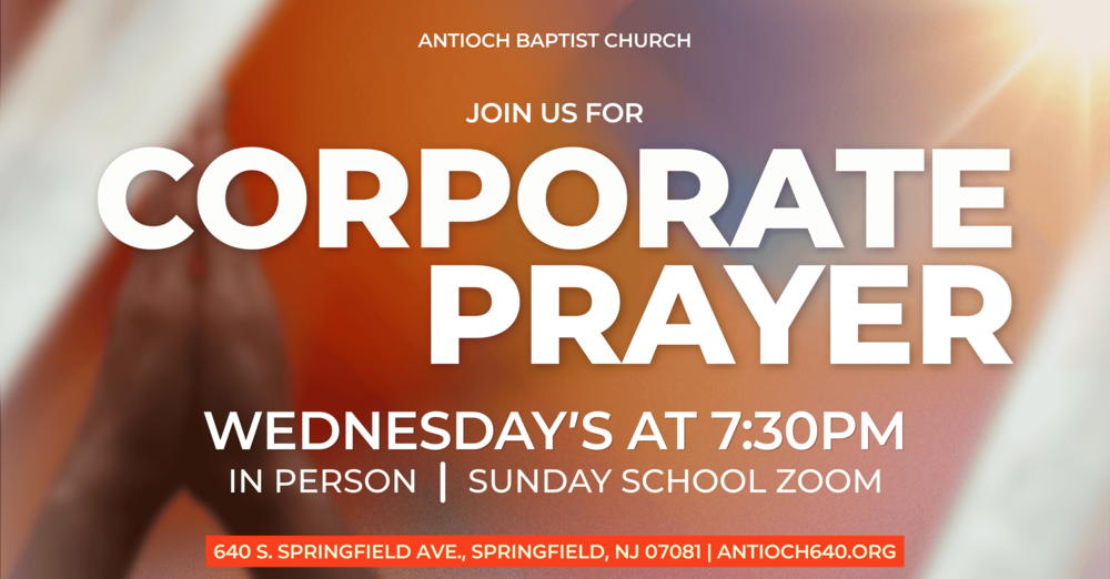 Corporate Prayer