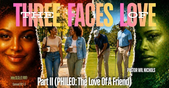 The Three Faces of Love, Part II (PHILEO: The Love Of A Friend)