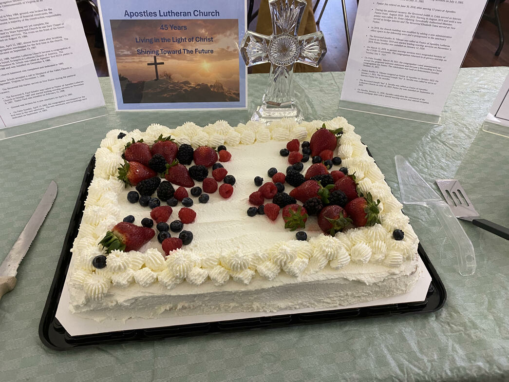 45th Anniversay Cake