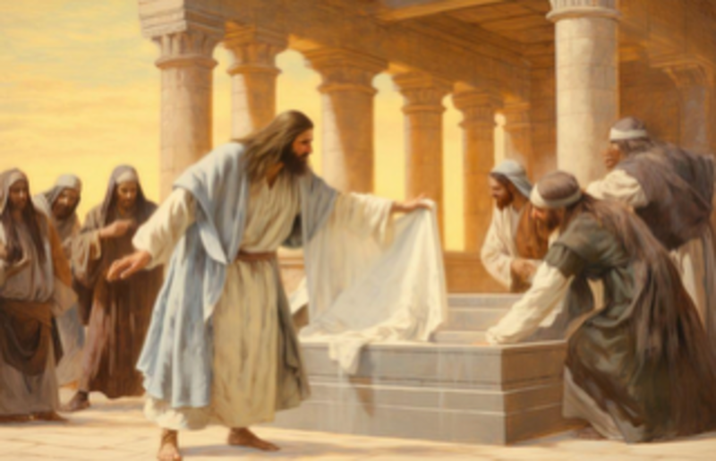 "Jesus Cleanses The Temple"