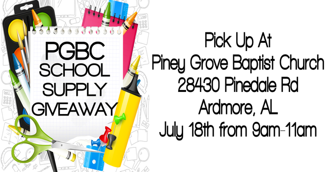 School Supply Giveaway