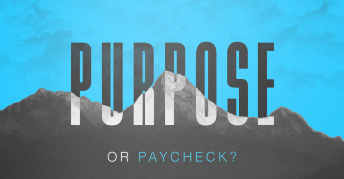 Purpose or Paycheck?