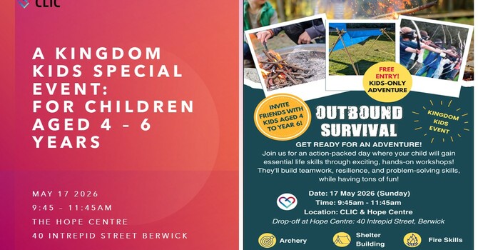 OUTBOUND SURVIVAL ADVENTURE FOR CHILDREN 4 - 6 YEARS