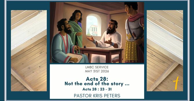 Bulletin for Sunday, May 31st, 2026